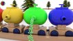 Learn Color Balls With Wooden Train For Childrens ## || green blue yellow pink orange skyblue