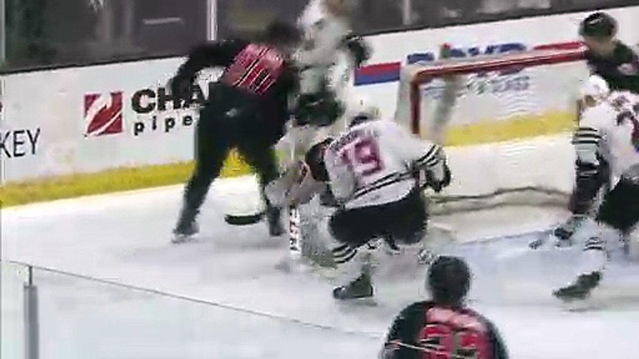 WHL Moose Jaw Warriors 2 at Red Deer Rebels 1