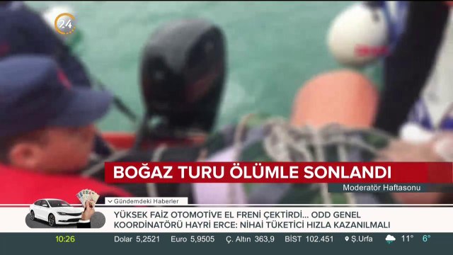 Boğaz turu ölümle sonlandı