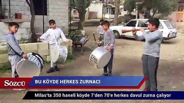Bu köyde herkes zurnacı, üniversitelisi bile