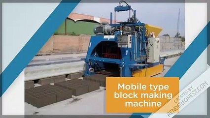 Made in Italy concrete block making machine in Bangladesh and India.