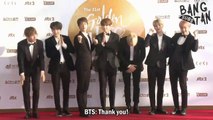 [ENG] 170114 Golden Disc Awards - BTS Red Carpet
