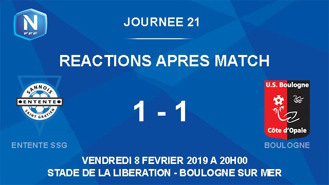 [NATIONAL] J21 Réactions après match USBCO - Entente SSG