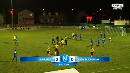 Victoire 2-0 de  JA DRANCY