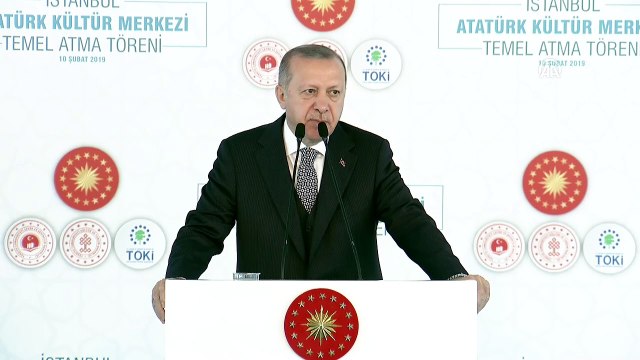Erdoğan: '(AKM) Bu projeyi temel atma aşamasına getirmek için çok büyük mücadeleler verdik' - İSTANBUL