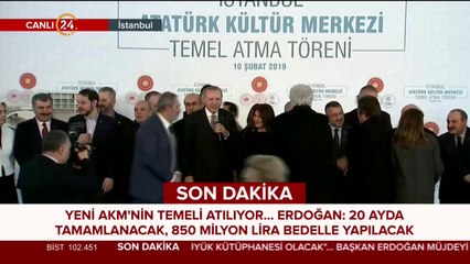 AKM binasının temeli atıldı