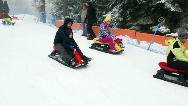 Ilgaz Dağı Kayak Merkezi'nde yoğunluk - KASTAMONU