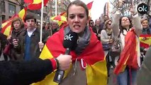 OKDIARIO en la marea humana que protesta en Madrid por “la traición de Sánchez”