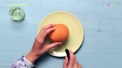 اعملي شمعة من قشر البرتقال