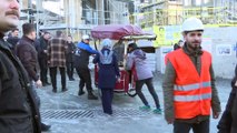 Cumhurbaşkanı Erdoğan Taksim Camisi inşaatını gezdi - İSTANBUL