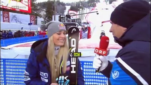 Lindsey Vonn-Interview Are Downhill Bronze Medal