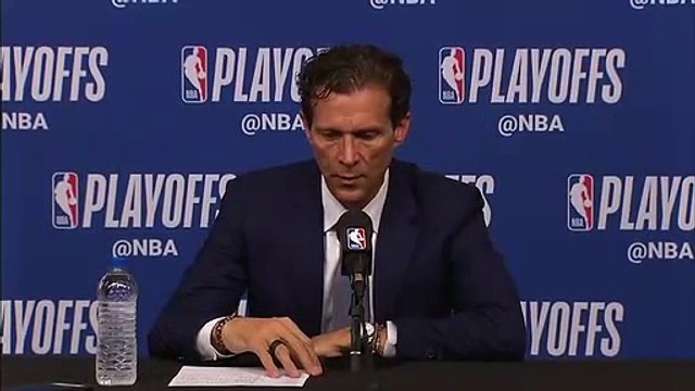 Quin Snyder Postgame Conference Jazz vs Rockets Game 2 May 2, 2018 NBA Playoffs