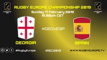 GEORGIA / SPAIN - RUGBY EUROPE CHAMPIONSHIP 2019