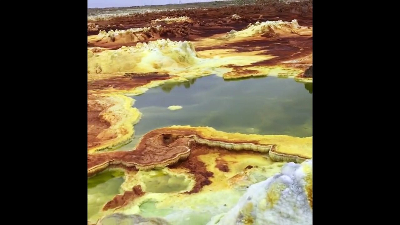 Danakil, Ethiopia similar to Mars