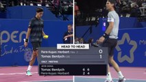 Open Sud de France 2019 - Pierre-Hugues Herbert en finale à Montpellier, sa victoire en demies contre Tomas Berdych