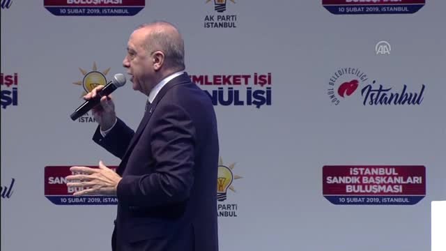 Erdoğan: 31 Mart Gecesine Kadar Var Gücünüzle Çalışmanızı Bekliyorum - İstanbul