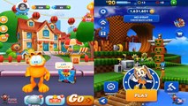 Garfield Rush Vs Sonic Dash iOS/Android Gameplay Walkthrough