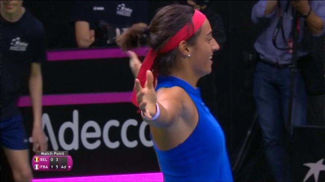 Fed Cup - Garcia surclasse Mertens et envoie la France en demies