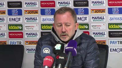 Göztepe-Aytemiz Alanyaspor maçınun ardından - Sergen Yalçın - İZMİR