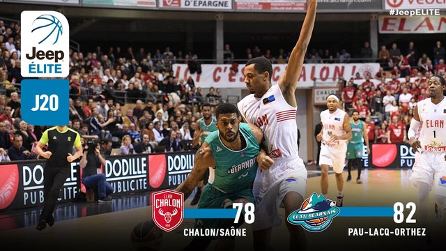 Jeep® ÉLITE : Chalon-sur-Saône vs Pau-Lacq-Orthez (J20)