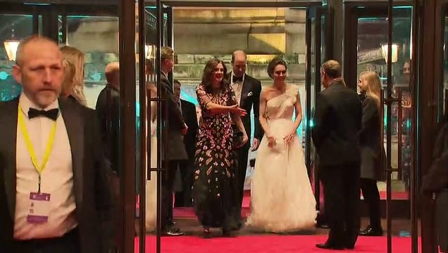 The Duke and Duchess of Cambridge arrive at BAFTAs