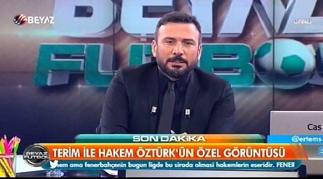Ümit Öztürk'ün tartışılan görüntüsü