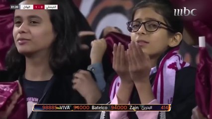 ثنائية استثنائية بين رئيس نادي الفيصلي السعودي وابنته المتيمة بعشق عنابي سدير