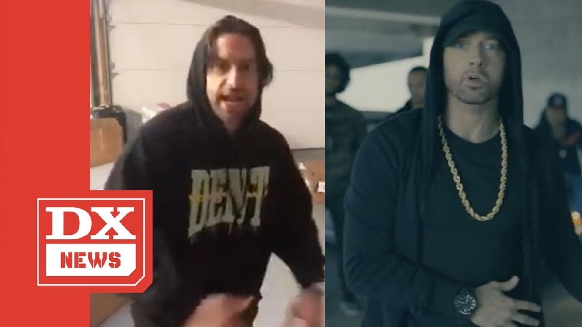 ⁣Eminem Responds To Comedian Chris D'Elia Eminem Impersonations & Parodies