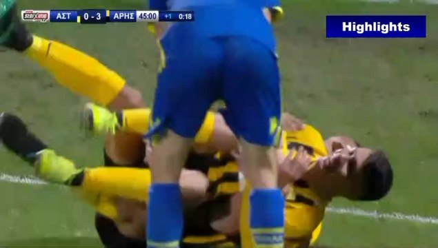 0-3 Mateo García scores his 8th goal with an AMAZING header - Asteras Tripolis 0-3 Aris - 11.02.2019 [HD]