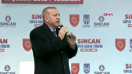 Erdoğan Sincan'da Toplu Açılış Töreninde Konuştu-4