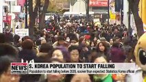 S. Korea's population expected to decline sooner than expected: Statistics Korea official