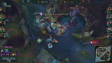 P1 vs C9 - NA LCS Semifinals Match Highlights (Spring 2017)
