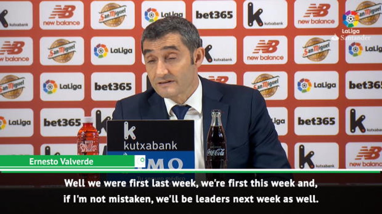 Valverde not worried about league table after Barca drop points