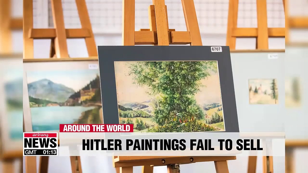 Five paintings allegedly by Adolf Hitler fail to sell at Nuremberg auction