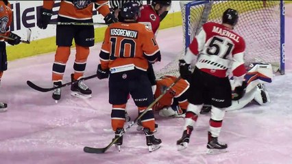 ECHL Cincinnati Cyclones 4 at Worcester Railers HC 3 in OT