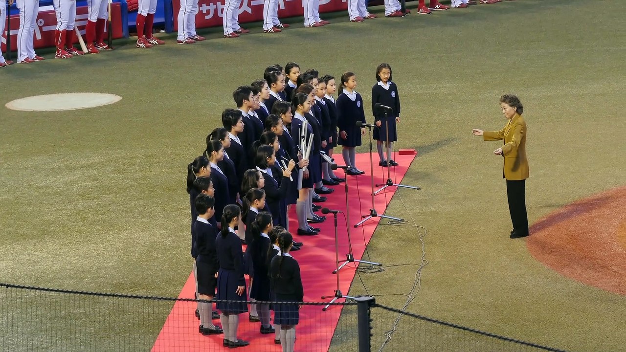 2018.4.4 東京少年少女合唱隊による国歌斉唱