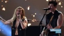 Miley Cyrus Joins Shawn Mendes for 'In My Blood' at 2019 Grammys | Billboard News