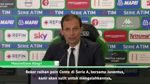 Allegri Ragu Bisa Kalahkan Rekor Raihan Poin Conte