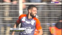 Delort scores stoppage time penalty through VAR and goal-line technology