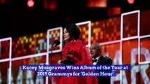 Kacey Musgraves Wins Album of the Year at 2019 Grammys for 'Golden Hour'
