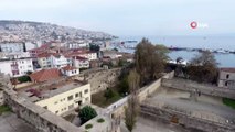 'Anadolu'nun Alkatraz'ı Tarihi Sinop Cezaevi havadan görüntülendi
