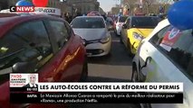 Auto-écoles :  Une opération escargot en cours sur le périphérique parisien à l'appel des syndicats