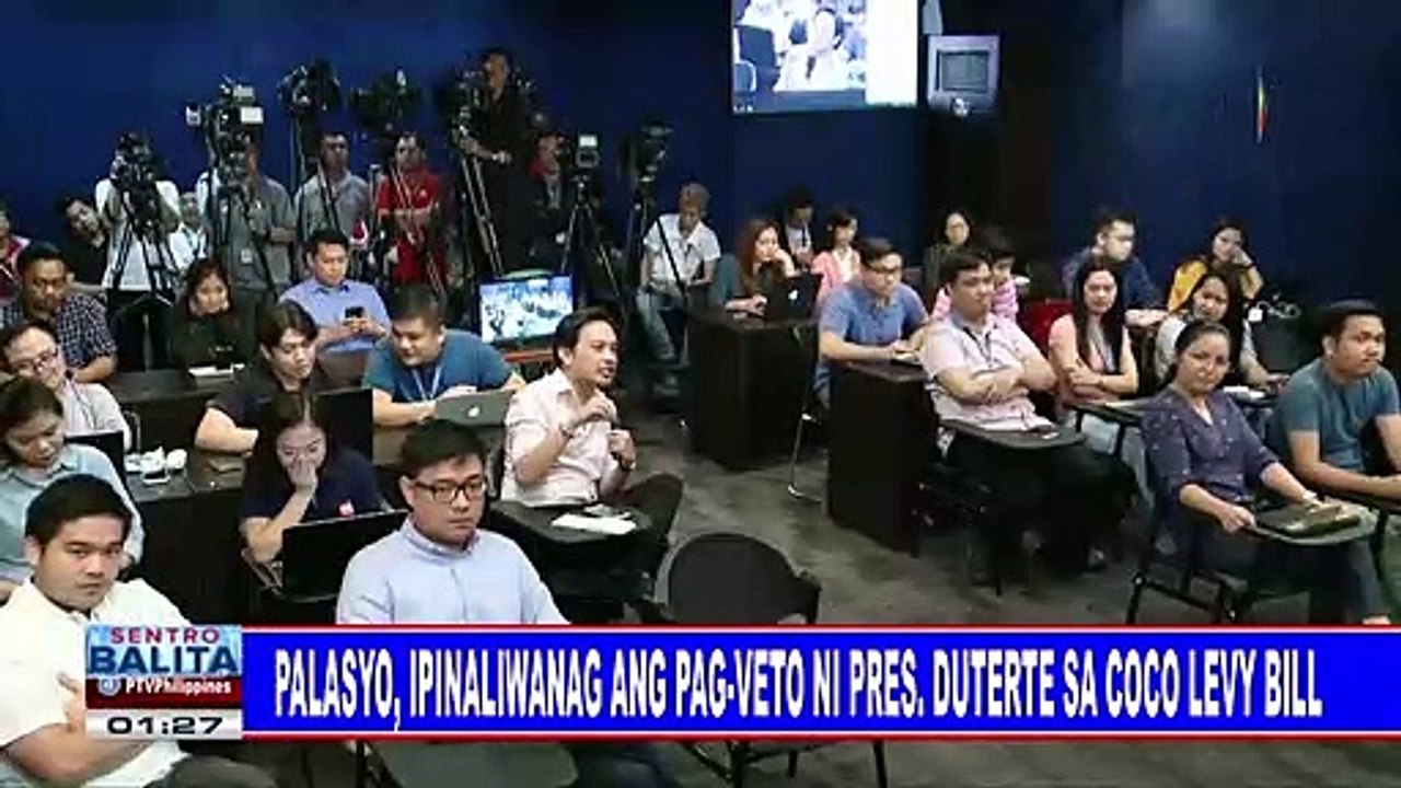Palasyo, ipinaliwanag ang pag-veto ni Pres. #Duterte sa coco levy bill