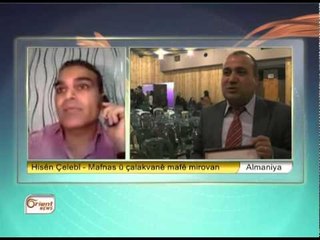 Hisên Çelebî Mafnas û çalakvanê mafê mirovan - Almaniya