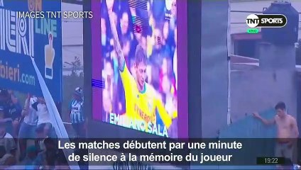 Hommage des clubs de foot argentins à Emiliano Sala