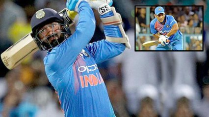 India Vs New Zealand : Dinesh Karthik Trolled For Denying Krunal Pandya Strike In Last Over