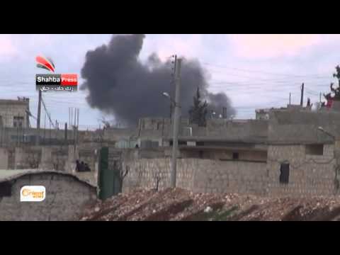 Gundewarê Der'ayê Firokeyên rêîmê navçeyên bajêr topbaran dike