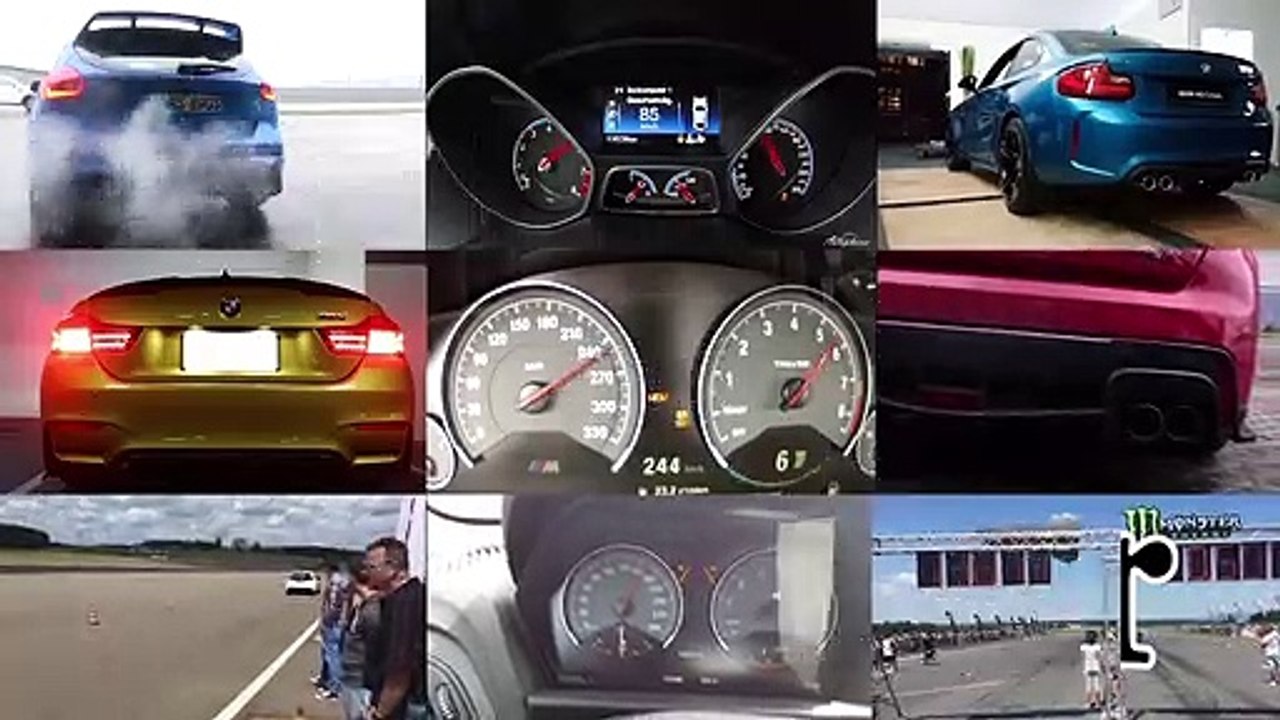 Chevrolet Camaro SS 2016 vs Ford Mustang GT 5.0 - Acceleration 0-140mph & Exhaust Sound
