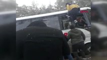 Kars Sarıkamış'ta Kaza Yaralılar Var