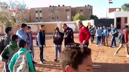 رئيس مدينة أبورديس يوجه بغرس قيم الانتماء بعقول الطلاب